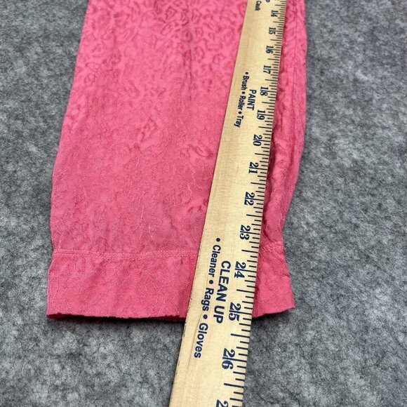 Nation LTD Fremont UnJoggers Womens M Cheetah Jacquard Sateen Pink Lightweight - Picture 14 of 16